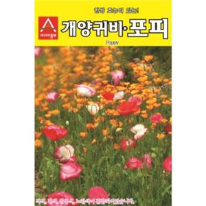 아시아종묘 씨앗 꽃 개양귀비 1kg 포피