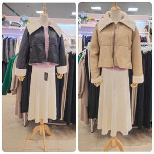 오프리미츠 HC26 70%인하최종가트렌드한빅카라무스탕크롭안감뽀글이로포근한점프남구홈 B23jp2B01