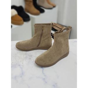 한슈 세이브존09 스티치 절개라인 스웨이드 앵클부츠 3.5cm(앞 1.5cm) HS35s93nt