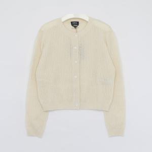 아페세 25SS 마일론 크롭 크루넥 여성 가디건 WPABE F22246 AAC