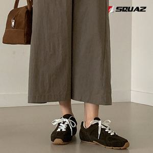[스콰즈]스콰즈 여성 스니커즈 소가죽 베이직 운동화 SZO002