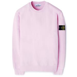 24SS 스톤 와펜 라운드 맨투맨 라이트핑크 801563051 V0080