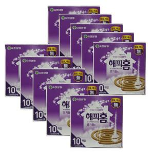 해피홈 모기향s 10개입 10세트