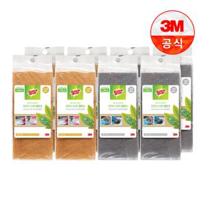 [3M]일회용 원데이 그린수세미 플러스 제로스크래치 120입+강력 120입