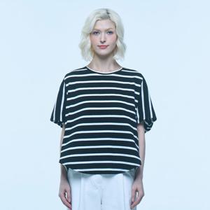 스트라이프 루즈핏 티셔츠 (UFKDCN11CN-NAVY)
