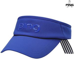 [핑골프][양말증정]여성 뒷리본 썬바이저 121E1CP051_BL