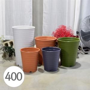 대형 플라스틱화분 (라운드400) 36x40cm 플라스틱화분