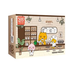 카카오프렌즈 직소퍼즐 500피스 라이언스 카페