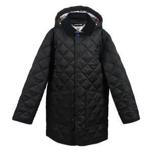 버버리 25SS 키즈 퀄팅 코트 블랙 8092531 A1189 6-10Y