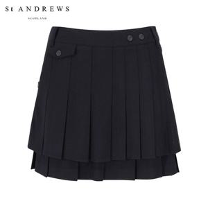 [세인트앤드류스] 여성 티어드 플리츠 큐롯 스커트