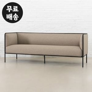 로렌 패브릭 쇼파 3인용 소파 거실 페브릭(브라운)