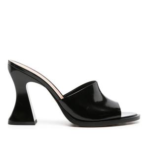 보테가베네타 오픈 토 슬립온 청키 힐 샌들 787038 V4BO01000