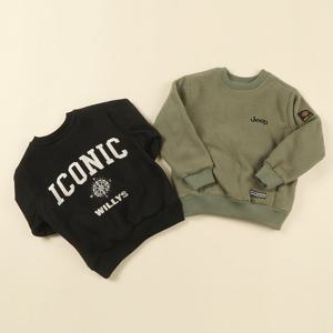 [지프키즈]플리스 절개 포켓 맨투맨  KN1TSU830