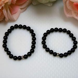 기본 남자 여자 커플 원석 팔찌