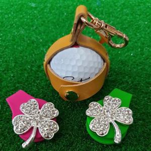 크리스탈 햇클립포함 골프볼마커2P