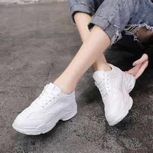 여성 화이트 어글리슈즈 키높이 스니커즈 이쁜슈즈