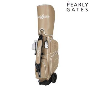 파리게이츠 (521E1CB002BG) 여성 스마일 타공 휠 캐디백 & 메쉬 파우치