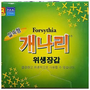 위생 장갑 개나리 실속 200매 X5개 쉐프 일회용 비닐 일회용장갑