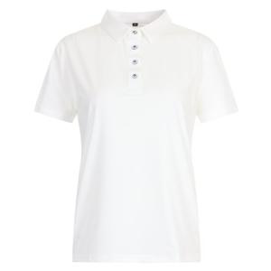 샵앤) 국산 여성 편안한 라인 프리미엄 스판 골프 반팔 티셔츠 NG-WSH-20333-화이트(W619)