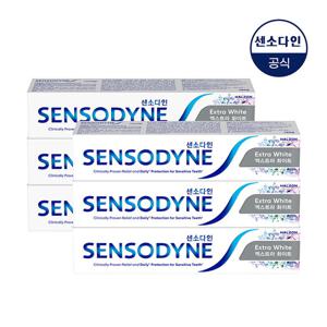 [센소다인] 엑스트라 화이트 민감성 치약 120g x6개