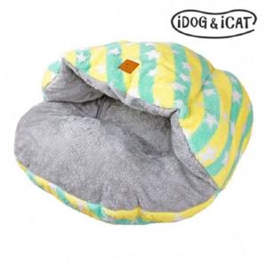 아이독아이캣 숨바꼭질쿠션 파스텔스타 M 블루