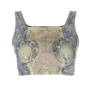 마린세르 민소매 티셔츠 MRSW251PRTO020IV SAND DOM