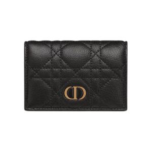 디올 DIOR CARO XS 지갑 블랙 S5132UW