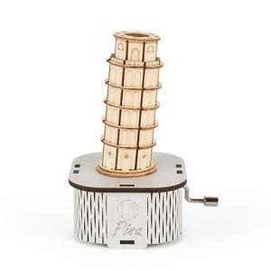 DIY 나무 모형 조립 키트 오르골 피사의 사탑 YM86242