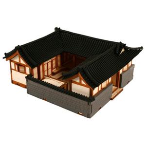 DIY 나무 모형 조립 키트 HO 서울북촌한옥A YM-613