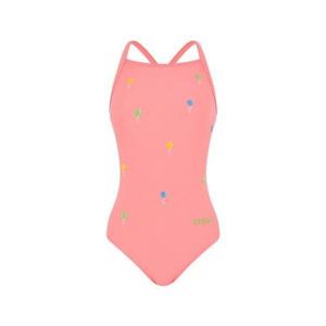 [아레나] (A5SL1CO02_COR) 여성 플러피프렌즈2 선수 원피스 싱글크로스 스트랩백