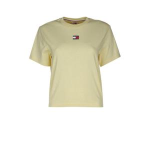 타미힐피거 진스 여성 옐로우 반팔 티셔츠 DW0DW17391 ZHO
