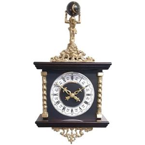 GB8138 인테리어 앤틱 벽시계 브라운 제조한국