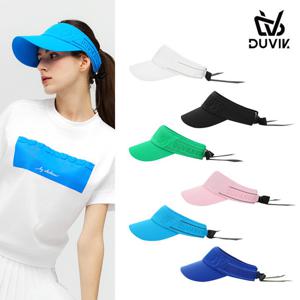 듀빅 여성 자수 입체 로고 리본 썬바이저 DF1WAP711