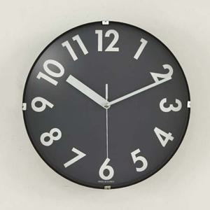 블랙 N 화이트 벽시계(블랙) 아이방 사무실 심플 워치