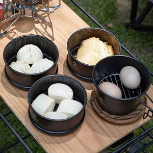 캠핑문 304스텐 티타늄코팅 시에라컵 찜기 찜기 스텐찜기 시에라컵찜기 캠핑찜기 캠핑조리도구 티타늄코팅