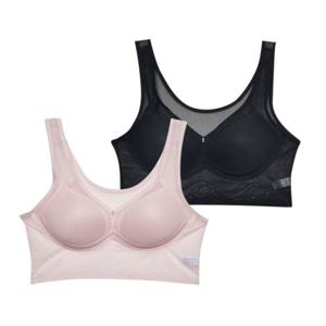 쿨샵 인견 쿨메쉬 깔끔한 컬러 여성 탑 브라