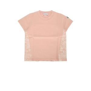 몽클레어 주니어 키즈 피치 반팔 티셔츠 8C0003883907 516