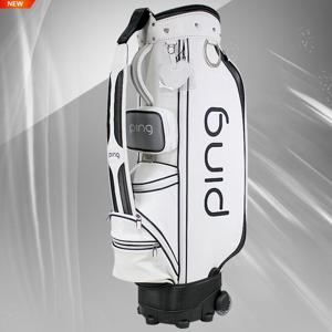 PING 2025년 스포티 PL 휠 캐디백(화이트)