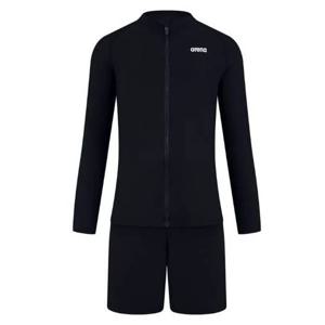 아레나  주니어 집업 래쉬가드(A4BB1BS82BLK)