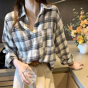 모던 심플 여성 포켓 2숙 남방 LKS005 베이직 블라우