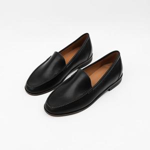 [신난다슈] 여성 로퍼 단화 2cm 여자 플랫 구두 슬립온 발편한 쿠션 낮은굽 GDR252005 블랙