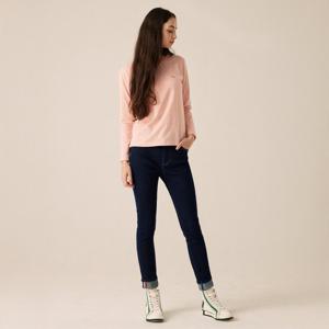 아가타 테이퍼드 로고 데님 청바지 AGT326327