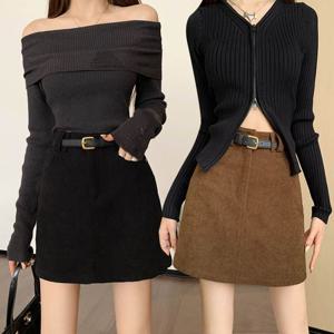 LEA-L197 골덴미니스커트