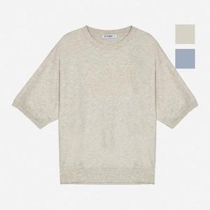 뱅뱅 동백01 여성 자수레터링 반소매 맨투맨 CTL131