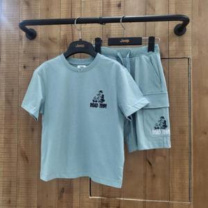 지프키즈 sh06 등판곰 반팔티+셋업 반바지 KQ2TSU219TPU919