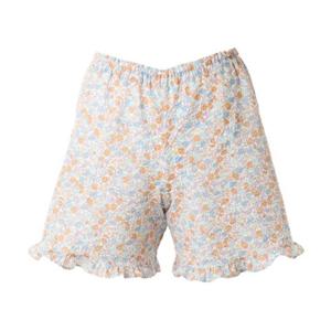 [와코루] WHS3801C 면지지미 프린트원단 3부바지 잠옷바지