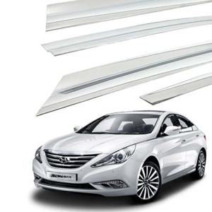 YF쏘나타 크롬 썬바이저 차량용 윈도우 창문 진흥 4P