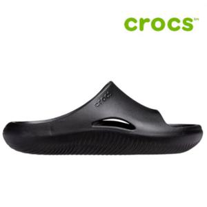 (크록스 본사) 크록스 멜로우 리커버리 슬라이드 블랙 208392-001