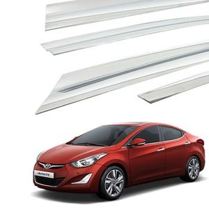 아반테MD 크롬 썬바이저 차량용 윈도우 창문 진흥 4P