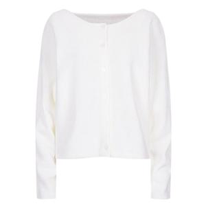 샵앤) 국산 여성 라운드넥 부클단추 나그랑 니트 가디건 FRB-WCD-20405-아이보리